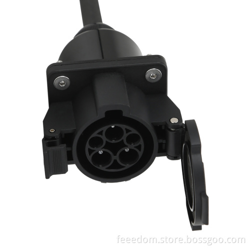 محمولة EV Charger Gun Type2 Socket European Standard AC Socket